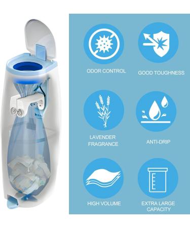 9 Pieces Diaper Pail Refill Film Packs - Compatible with Angelcare & Litter Licke | International Shipping - Buy Online on SooperMarket.com