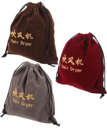 NOLITOY 6 Pcs Hair Dryer Storage Bag Hair Dryer Pouch Blow Dryer Bag Velvet Storage Bag Fabric - Buy Online on SooperMarket.com
