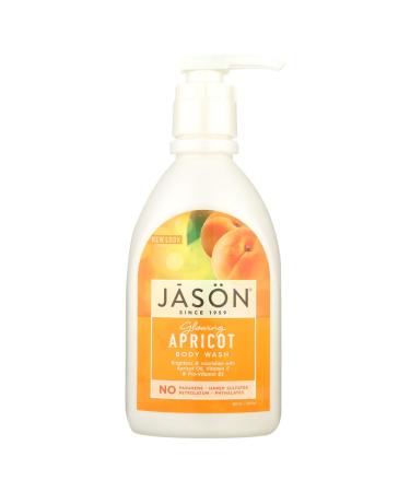 Jason Natural Cosmetics Body Wash Apricot Glowing 30 Fl Oz