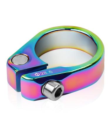 28.6mm saddle clamp amonence quick clamping for bicycle saddle colored bicycle quick tensioner aluminum quick tensioner bicycle saddle for bicycle attachment attachment