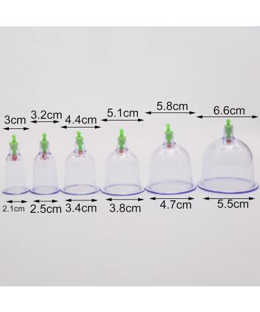 Cupping Set Extra-Thick Cupping Cup Chinese Acupoint Therapy Set Health Care for Home 1 Set - Buy Online on SooperMarket.com