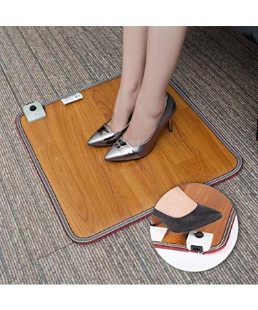 Ceiling-heated plug-in warm foot treasure home heater warm foot temperatures adjustable office waterproof foot warmer 50x30cm Deepwoodgrain a Deepwoodgrain
