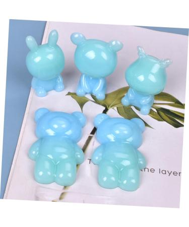 Zerodeko 2pcs Rabbit Ornaments Dessert Bear Shape Cartoon Baking Adorable Molds Tools Silicone Cake DIY 11.5X6.3X2.4CM White - Buy Online on SooperMarket.com