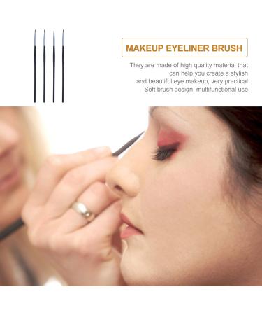 KALLORY 8 Pcs Fine Eyeliner Brush Make up for Face Eyeliner Beauty Brush Eye Brush Lipstick 18X0.4X0.4CMx2pcs Blackx2pcs - Buy Online on SooperMarket.com