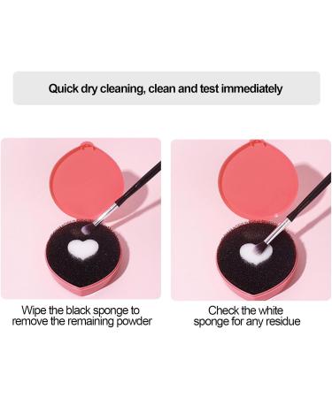 Manolyee Dry Makeup Brushes Cleaner - Makeup Brushes Color Remover Dry Cleaner Sponge | Portable Makeup Cleaning Tool for Work Home Dating - Buy Online on SooperMarket.com