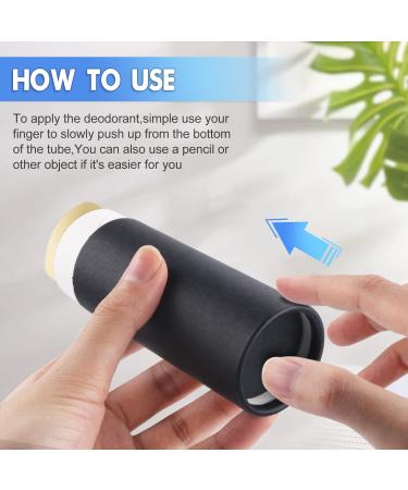 MuuuDM 2.5oz Paperboard Deodorant Containers - Set of 10 | Push-Up Style | Eco-Friendly Cardboard | DIY Natural Deodorant & Lotion Bars Holder - Buy Online on SooperMarket.com