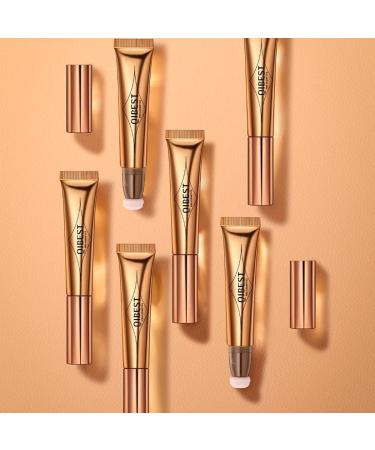 Liquid Contour Beauty Wall | Long-Lasting Face Highlighter & Bronzer Stick | 3PCS Shimmer Cream Makeup with Pillow Applicator - Buy Online on SooperMarket.com