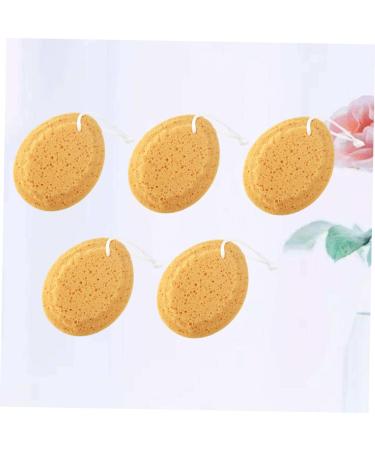 Healeved 5 Pcs Spongell Natural Bath Sponges for Exfoliating Foam Shower - 14.5X11.5cm - Buy Online on SooperMarket.com