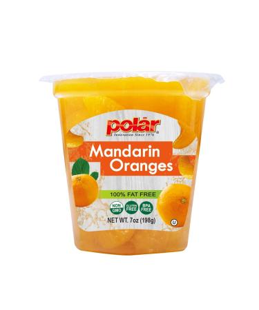 MW Polar Snack Cup, Mandarin Oranges in Light Syrup, 7 Ounce (Pack of 12)
