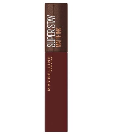 Maybelline New York Lipstick Super Stay Matte Ink Coffee Liquid Matte and Long-Lasting No. 275 Mocha Inventor 5 ml 275 Mocha Inventor 5.00 ml (Pack of 1)