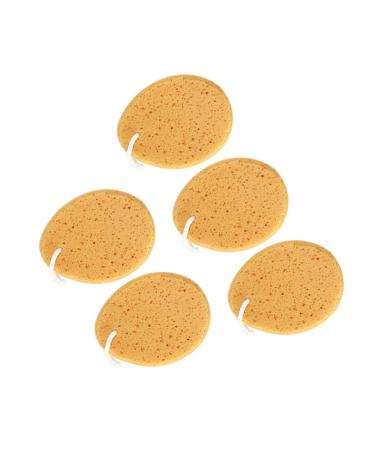 NOLITOY 5pcs Natural Bath Sponge Shower Loofah Mesh Pouf Shower Exfoliating Shower Honeycomb Design Toiletries Bath Puff Adult Massager Honeycomb Shower Mitt Bath Ball Scrub Household Baby