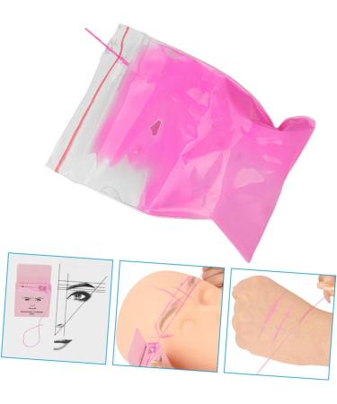 Healeved 3pcs Eyebrow Measurement Tool Eye Brow Corrector Cosmetic Measuring Tools Pink Household - Buy Online on SooperMarket.com