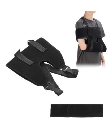 Adjustable Arm Sling Shoulder Immobilizer | Rotator Cuff Support Brace - Black - Buy Online on SooperMarket.com