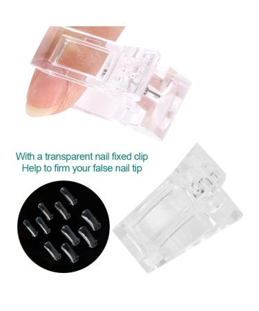 100pcs Nail Art Kit Set | Wrong Nail Tips & Nail Fixed Clip for Perfect Nail Designs - Buy Online on SooperMarket.com