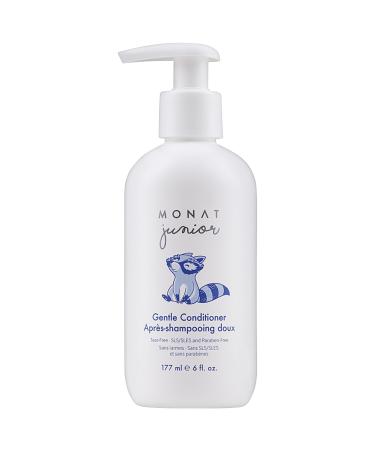 MONAT Junior™ Gentle Conditioner - A safe and gentle Anti Frizz Hair Conditioner for children that rinses out quickly. All Natural Tear-free Sulfate & Paraben-free - Net Wt. 177 ml e / 6 fl. Oz.