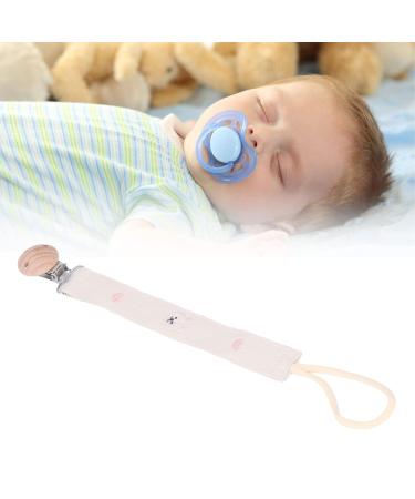 Soft Rabbit Pacifier Holder Strap - Easy-to-Wear Clip for Babies | Prevents Detaching | Best International Shipping - Buy Online on SooperMarket.com