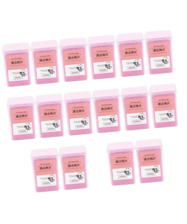 Beavorty 3200 Pcs Glue Wipes Lash Glue Cleaning Pads Adhesive Wipes for Lash Glue Eyelash Glue Remover Glue Wiping Cloth Cleaning Wipes Nail Polish Remover Non-Woven Fabric to Disassemble 4.8x4.8cmx8pcs