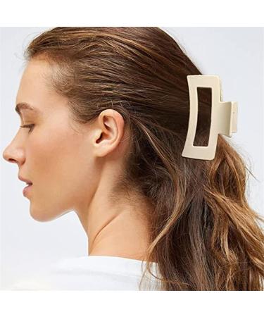 4 Pcs Matte Hair Clips Strong Hold Hair Clips Large Non Slip Hair Clips Hair Claw Clips For Women & Girl (Crossed) - Buy Online on SooperMarket.com