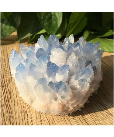 1pc Natural Blue Crystals Quartz Cluster Freeform Reiki Stones Room Home Office Aquarium Decoration Accessories Gemstone Home Collections (Size : 500-550g) - Buy Online on SooperMarket.com
