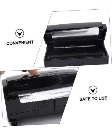 3 Pcs Tin Foil Hairdressing Foil Cutting Machine Fold Aluminium Foil Hairdressing Foil Dispenser Bin Organizer Manicure Nail Clippers Abs Environmental Protection Material Blackx3pcs 17x9cmx3pcs - Buy Online on SooperMarket.com