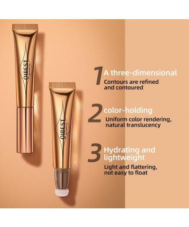 Liquid Contour Beauty Wall | Long-Lasting Face Highlighter & Bronzer Stick | 3PCS Shimmer Cream Makeup with Pillow Applicator - Buy Online on SooperMarket.com