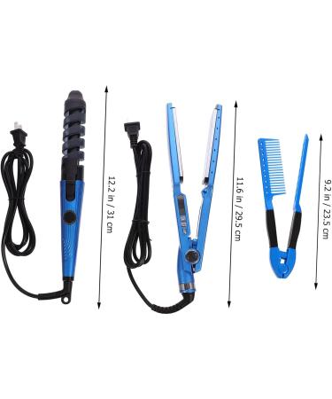 Baluue 1 Set Curling Iron Set Curling Wand Hair Curler Comb Hair Rollers Hair Straightener Curlers Abs - Buy Online on SooperMarket.com