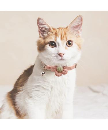 Ruzister 3-Pack Adjustable Cat Neck Bands with Flowers & Bells - Cute Floral Collars for Boys & Girls Perfect Accessories for Your Feline  - Buy Online on SooperMarket.com