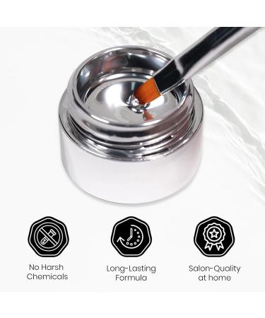 Metallic Painting Gel - 5ml Silver Metal Painted Gel Nail Polish - Reflective High Shine Nail Polish Soak Off UV/LED - Drawing Mirror Nail Gel Polish - Buy Online on SooperMarket.com