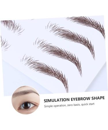 Beavorty 12 Pcs Eyebrow Stickers Tool Waterproof Makeup Imitation Eyebrow Make up Makeup Tools 4d - Buy Online on SooperMarket.com