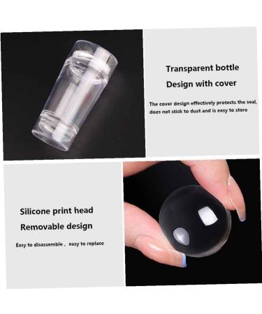 Zonster Clear Jelly Soft Silicone Nail Art Stamping Kit - Manicure Tools & Image Plate for DIY Polish - Buy Online on SooperMarket.com