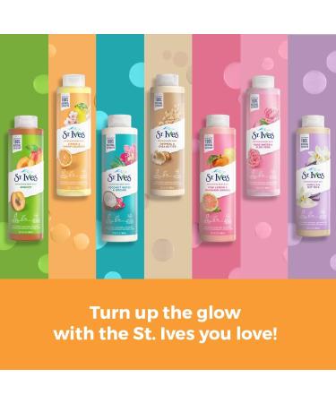 St. Ives Energising Body Wash (650ml) Citrus & Cherry Blossom Made with Plant-Based Cleansers & 100% Natural Extracts 16 oz Shower Gel - Buy Online on SooperMarket.com
