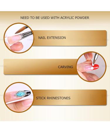 Nail Extension Acrylic Liquid Nail Acrylic Liquid Acrylic Liquid Safe Non irritating for Household Home Use Nail Salon(30ml) - Buy Online on SooperMarket.com