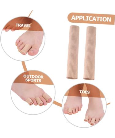 Healifty 8 Pcs Silicone Toe Cover Sleeves - Reusable Gel Protectors for Toe Tubes & Finger Sleeves - Anti-wear & Elastic Bands for Toe and Finger Protection - Buy Online on SooperMarket.com