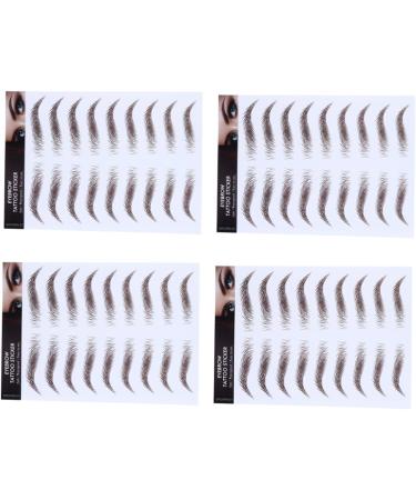 Beavorty 12 Pcs Eyebrow Stickers Tool Waterproof Makeup Imitation Eyebrow Make up Makeup Tools 4d - Buy Online on SooperMarket.com