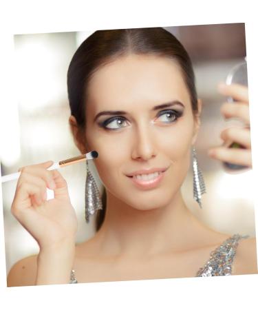 Baluue 50 Pcs Makeup Brush Eyeshadow Brush for Women Contouring Brush Eye Makeup Kit Wooden Handle White 17.50X1.00X1.00CMx5pcs Whitex5pcs - Buy Online on SooperMarket.com