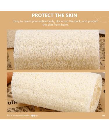 Cabilock 2Pcs Loofah Body Wash - Exfoliating Mesh Bath Sponge for Soothe Skin & Massage - Ideal for Shower & Bath Cleaning - Buy Online on SooperMarket.com