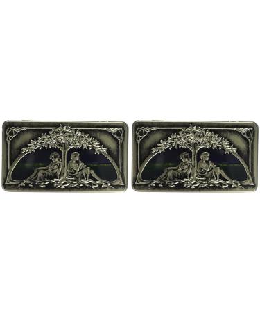 Farrah's of Harrogate Fudge - 300g Luxury Fudge Art Nouveau Tin (Pack of 2)