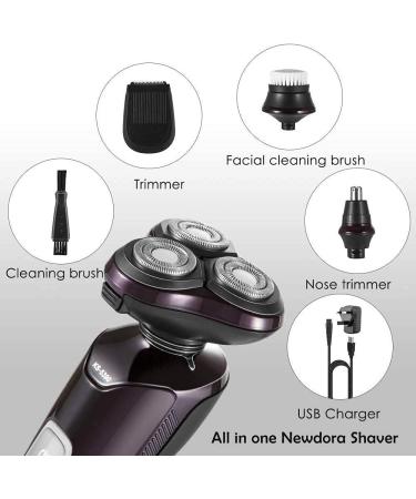 Buy Electric Shavers for Men - Waterproof Rechargeable Razors with 4D Rotary & Intelligent Digital Display - Wet & Dry Use - Fast International Shipping - Buy Online on SooperMarket.com
