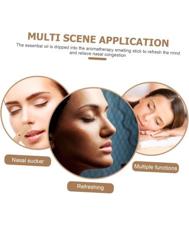 PRETYZOOM Nasal Tubes Smell Stick Essential Oil Scent Aroma Diffuser Tubes Nasal Tube Inhaling Stick Carry Probe - Buy Online on SooperMarket.com