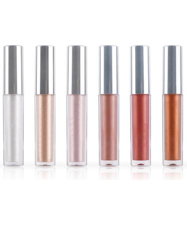 Buy 2PCS Multifunction Glitter Makeup Highlighter - Long Lasting Liquid Eyeshadow & Lipstick | Quick-Drying High Pigment Blush for Stunning Looks - Buy Online on SooperMarket.com