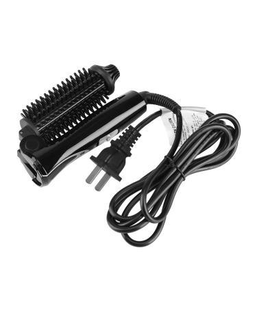 Buy Dual Voltage Curling Iron Brush - Foldable Tourmaline Ceramic Ionic Hair Hot Brush (1 in) | Anti-Scald International Shipping Available - Buy Online on SooperMarket.com