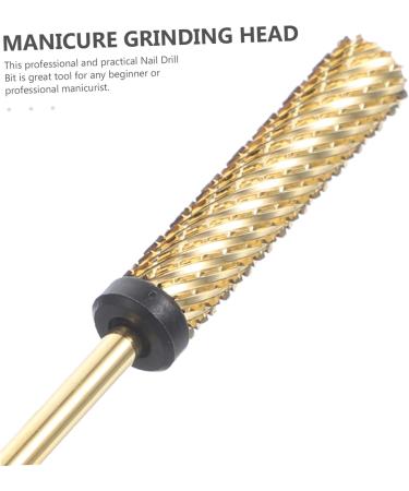 minkissy Drills Cuticle Drill Bits Manicure Supplies Acrylic Drill Bits Nail Tungsten Steel Accessories 0.56x0.56x5.05cm As Shown2 - Buy Online on SooperMarket.com