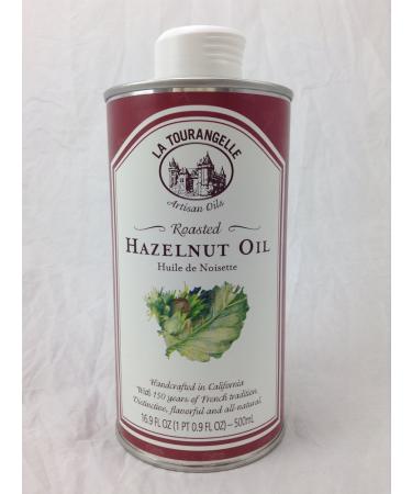La Tourangelle Roasted Hazelnut Oil, 16.9-Ounce Unit (Pack of 3) (Packaging may Vary)