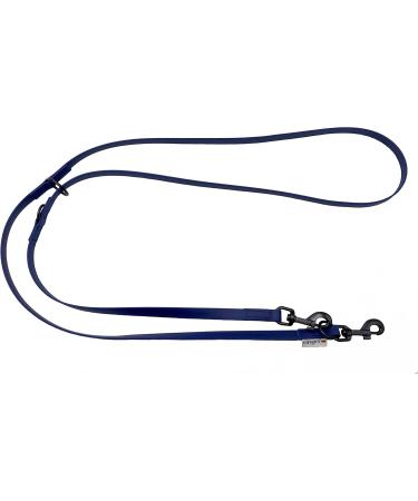Biothane Dog Leash - Adjustable Black Hook for Small & Large Dogs | 2m 2.40m 3.50m 3.80m 5m (Navy Blue 3.50m x 13mm) - Buy Online on SooperMarket.com