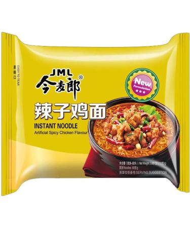 Jinmailang Instant Noodles - Spicy Chicken Flavour Ramen Noodle 105g (Pack of 24) - Buy Online on SooperMarket.com