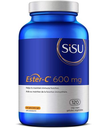 Ester C 600mg +Bioflavonoids (120Capsules) Brand: Sisu