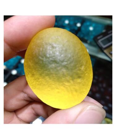 Crystal 1pc 40-50g Yellow GEM MOLDAVITE Meteorite Stones Stones