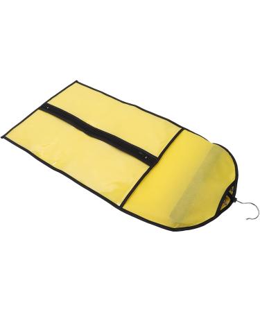 Wig Stand Hair Extension Storage Bag Portable Dustproof Hair Extension Holder with Zipper for Daily Travel Use (Yellow) - Buy Online on SooperMarket.com
