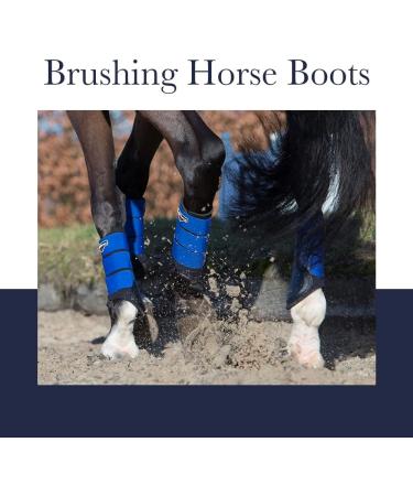 LeMieux Mesh Brushing Horse Boots - Protective Gear and Training Equipment - Equine Boots Wraps & Accessories Large Black - Buy Online on SooperMarket.com