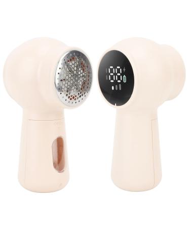 Fabric Shaver Powerful Suction Electric Portable Lint Remover with Digital LED Display Sweater Defuzzer for Clothes Furniture Sweater Couch Blanket () Pink